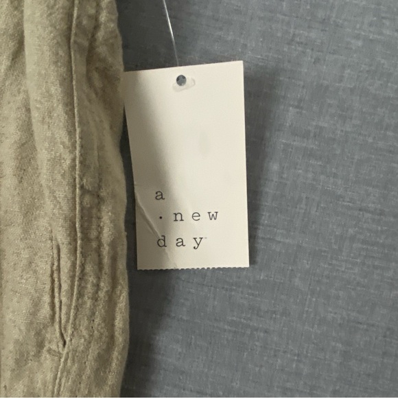 a new day Linen Blend Joggers Pants Sz Small Elastic Waist and Cuff NEW - Picture 8 of 13